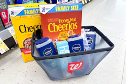 walgreens groceries in shopping basket