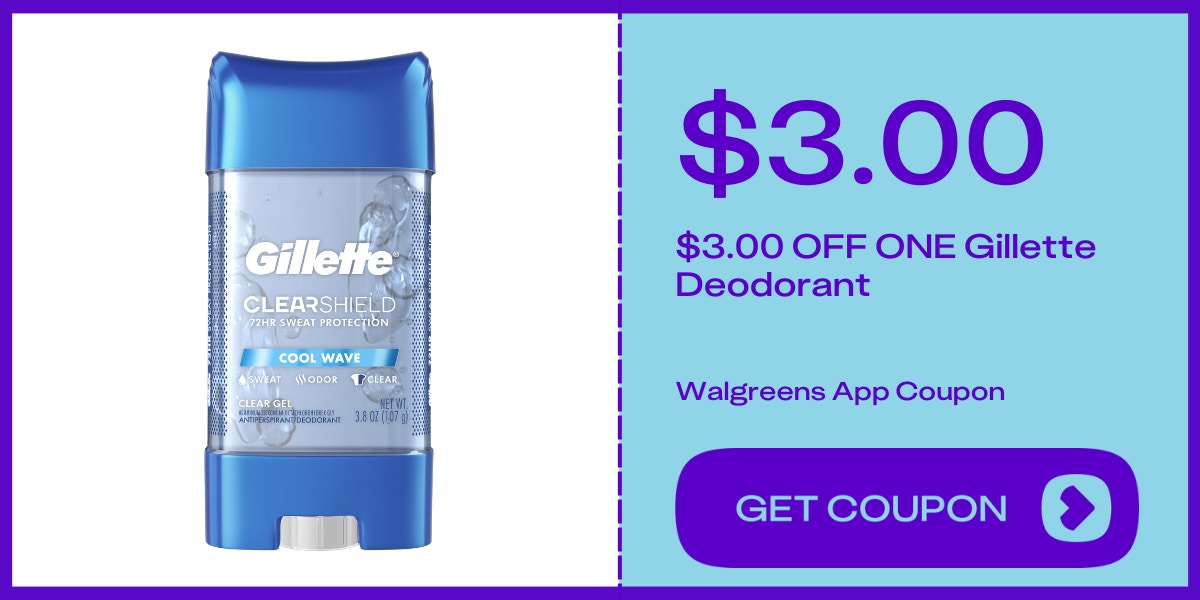 gillette deodorant