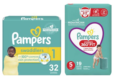 2 Pampers Packs