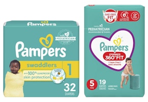 2 Pampers Jumbo Packs