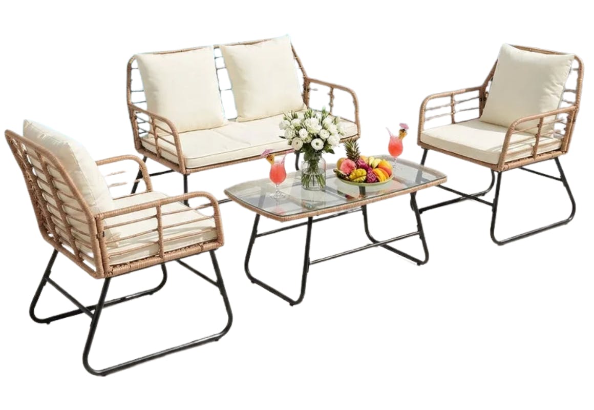 Wicker Patio Furniture Set