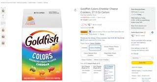Goldfish Colors Crackers
