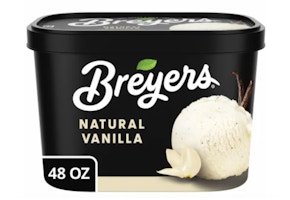 2 Breyers Ice Cream Tubs