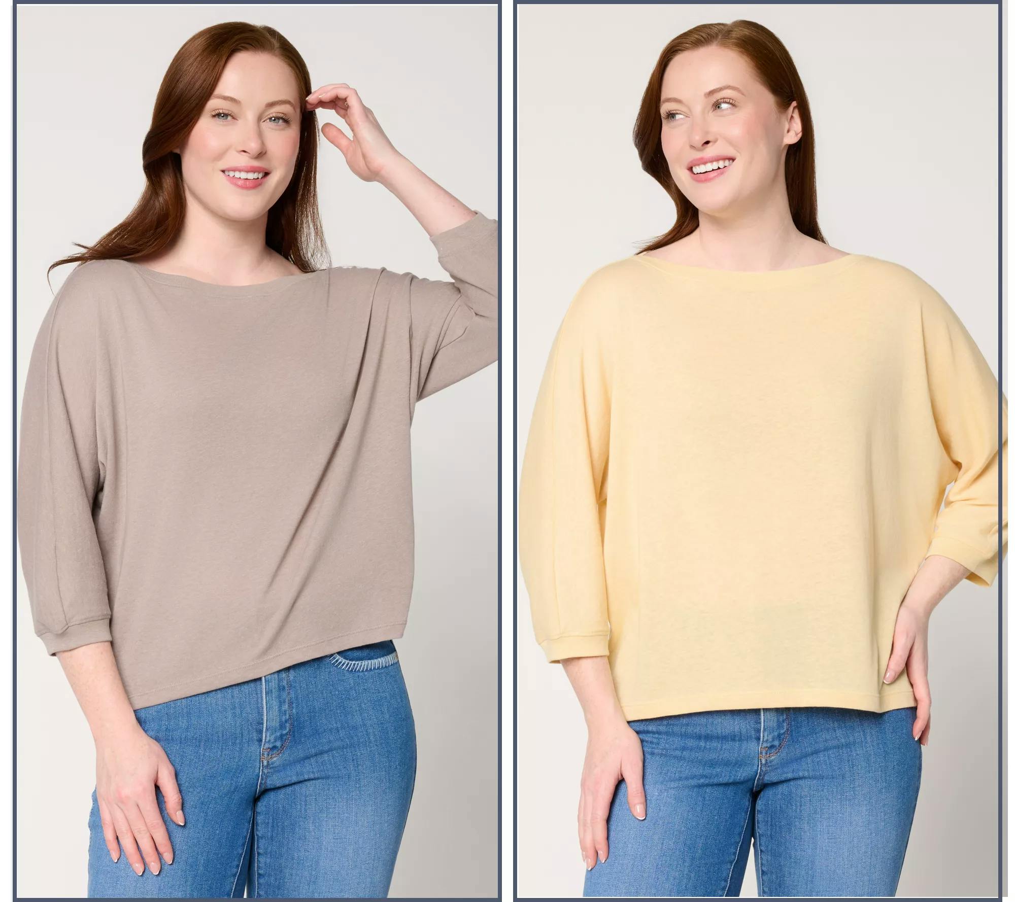 Barefoot Dreams Women's Tees 2-Pack