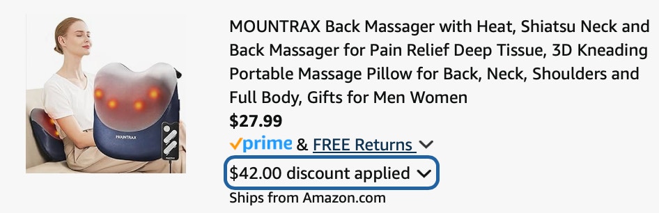 ss back massager