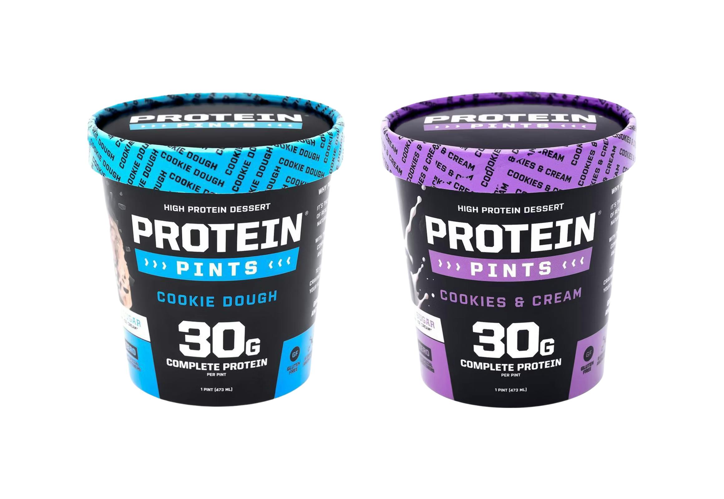 2 Protein Pints Ice Creams