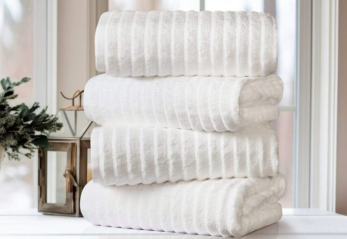 Bibb Home Cotton Bath Towel Set