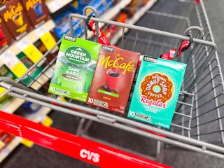 boxes of kcups in cvs cart