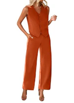 Women's Vest and Pants Set