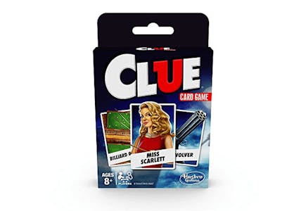 Hasbro Clue Card Game
