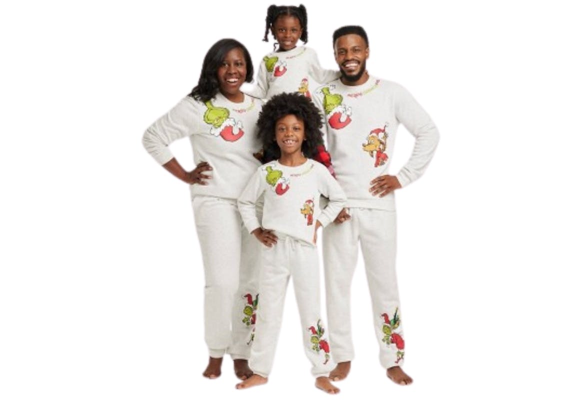 The Grinch Matching Fleece