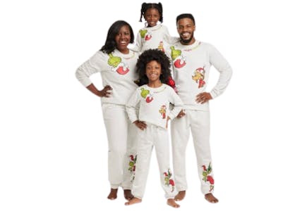 The Grinch Matching Fleece