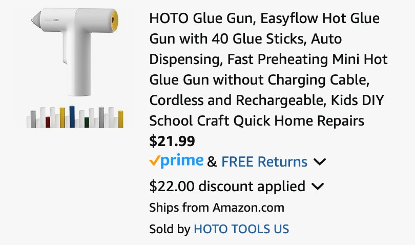 Amazon Hot Glue Gun 2025