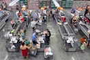 winco grocery store checkout area