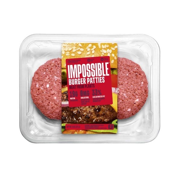2 Impossible Burger Patties Packs