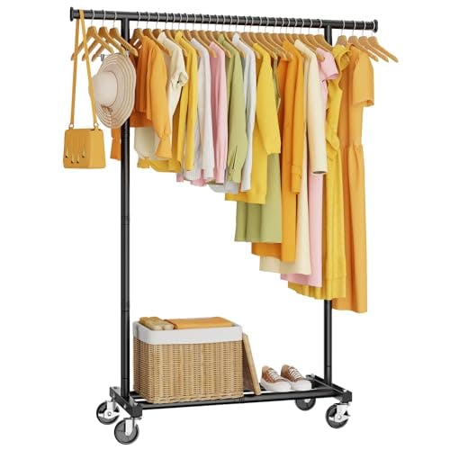 Rolling Clothes Rack