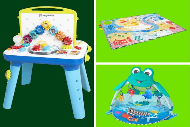 Baby Einstein Activity Centers at Walmart: $16 Play Mat, $30 Table, and More card image