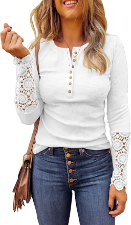 Women's Long Sleeve Tunic Top