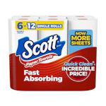 4 Scott Paper Towels Packs