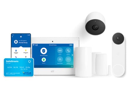 ADT Security System + Free Nest Doorbell and $100 Visa Gift Card