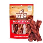 Natural Farm Braided Bully Sticks 3-Pack