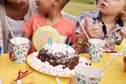 kids at a birthday party