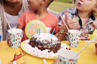 kids at a birthday party