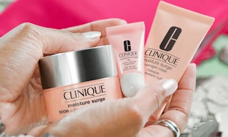 a 4-piece clinique skincare set