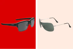 Oakley and Ray-Ban men's sunglasses