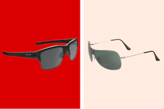 Oakley and Ray-Ban men's sunglasses