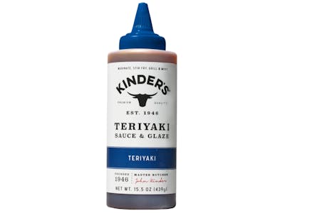 2 Kinder's Sauce Bottles