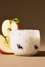 Anthropologie Glass Candle