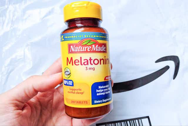Get 120 Nature Made Melatonin Tablets for as Low as $3.72 on Amazon card image