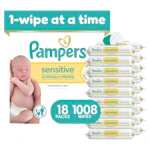 Pampers Sensitive Wipes 18-Pack