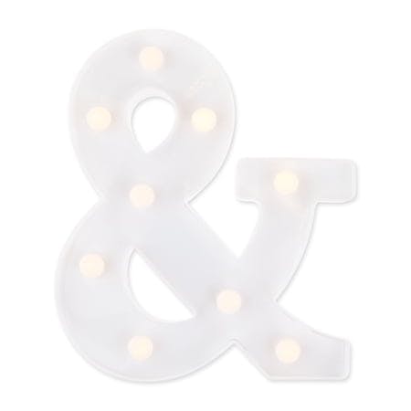 Way To Celebrate "&" Light-Up Decor