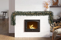 lowes pre lit garland