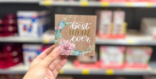 walmart mothers day clearance hand holding sign