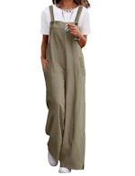 Women's Casual Corduroy Overalls