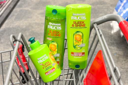 Garnier products in a shopping cart