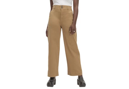 The Women's Organic Wide-Leg Pant