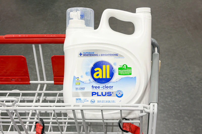 all detergent in shopping cart