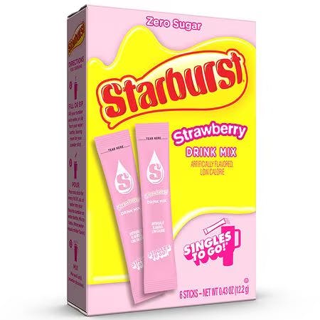 Starburst Singles To Go! Drink Mix