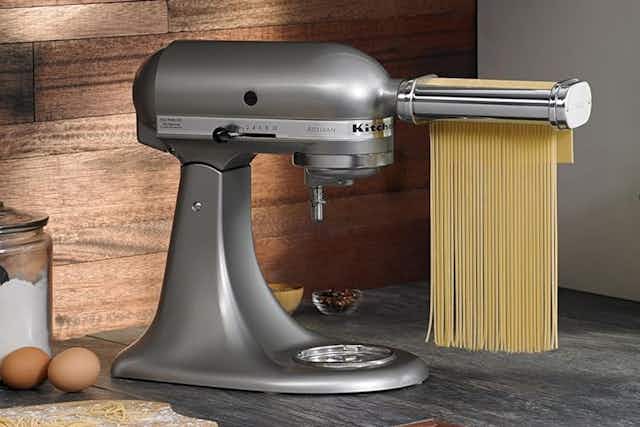 KitchenAid 3-Piece Pasta Cutter Attachment, Only $148 Shipped at QVC card image