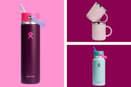 New Hydro Flask Water Bottles and Mug Sets Are 25% Off at Target card image