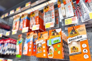 gorilla glue area shot at walmart