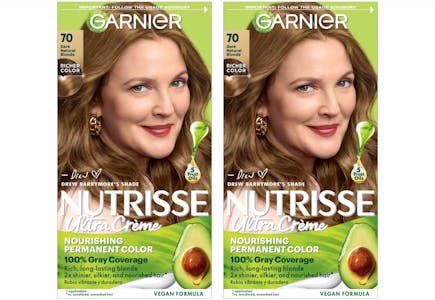 2 Garnier Hair Color Boxes