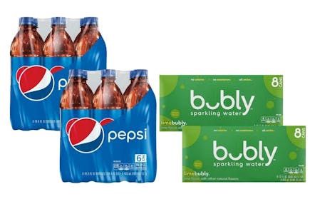 2 Pepsi + 2 Bubly