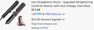 amazon-hair-straightener-brush-cart