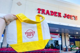 The Popular Mini Canvas Tote Bags Are Back at Trader Joe's card image