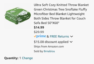 Amazon Knitted Christmas Throw Blankets 2024 2